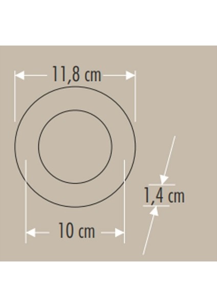 5 Adet 6W Slim Panel Siyah Kasa Beyaz Işık (6500K)