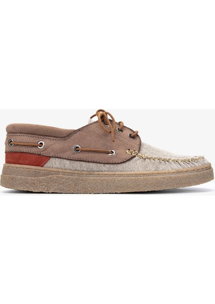 Aegiserkek Lodo / Vison Deri & Tekstil Casual Ayakkabı 1035 R-08 Erk Ayk Y24