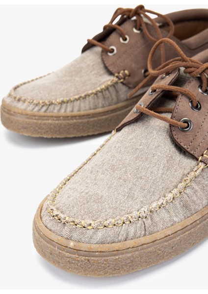 Aegiserkek Lodo / Vison Deri & Tekstil Casual Ayakkabı 1035 R-08 Erk Ayk Y24 modelleri