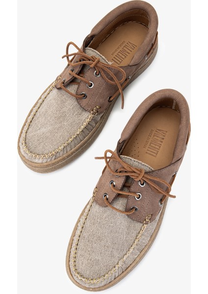 Aegiserkek Lodo / Vison Deri & Tekstil Casual Ayakkabı 1035 R-08 Erk Ayk Y24 fırsatları