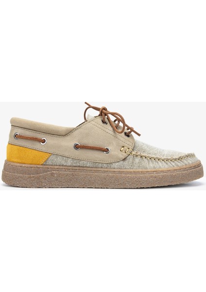 Aegiserkek Verde Kaki Deri & Tekstil Casual Ayakkabı 1035 R-08 Erk Ayk Y24