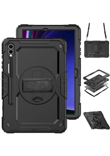 Samsung Galaxy Tab S9 FE Plus/S10 Plus/S9 Plus Kılıf Defender Askılı Pars Case Fuji X610-16-810-18 X820