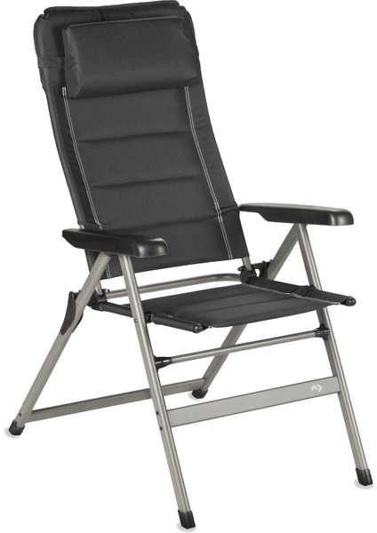 Kampa Lüks Firenze 7 Kademeli Siyah Kamp Sandalyesi