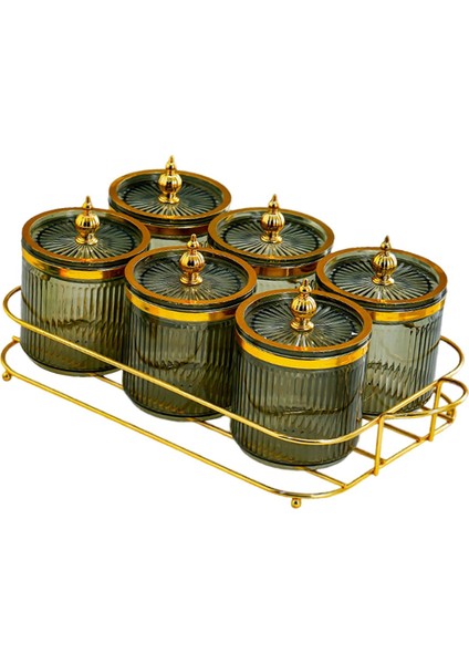 Ev Aperatifleri Için Yemek Teşhir Tabağı Yeşil (Yurt Dışından)