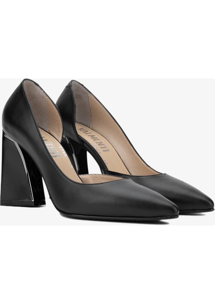 Avıorkadın Siyah Deri Topuklu Ayakkabı 33 9200Y Bn Ayk Y24 fırsatları
