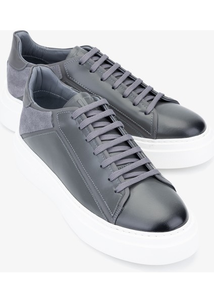 Moreno Erkek Antrasit Deri Sneakers & Spor Ayakkabı 698 1080-5 Erk Ayk SK23/24 indirimleri