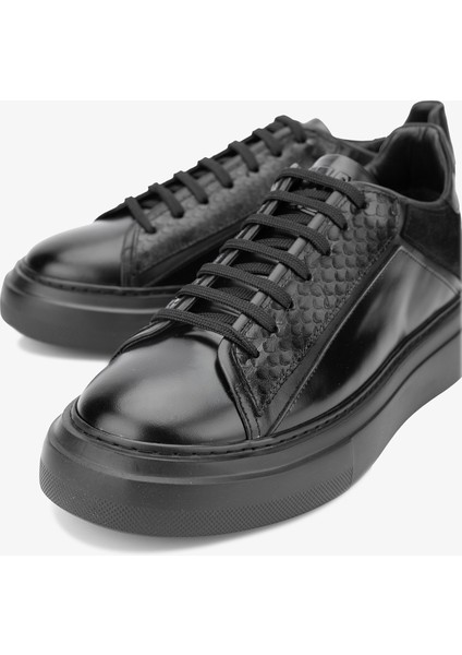 Moreno Erkek Siyah Deri Sneakers & Spor Ayakkabı 698 1080-5 Erk Ayk SK23/24 fiyatları