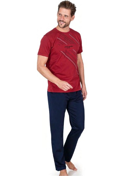 6049 Erkek Kısa Kollu Penye Pijama Takımı