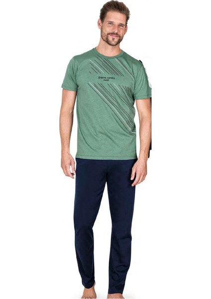 6049 Erkek Kısa Kollu Penye Pijama Takımı