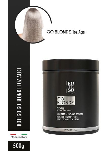 Botego Milano Go Blonde 9 Tona Kadar Yüksek Performanslı Toz Açıcı 500 gr