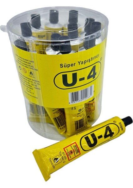 U 4 Kuvvetli Süper Sıvı Yapıştırıcı 40 cc