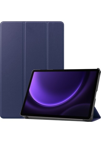 Shin-Wo Samsung Galaxy Tab S9 Fe Folio Kılıf Çok Açılı Standlı Ince Hafif Koruyucu Kapak (Yurt Dışından)