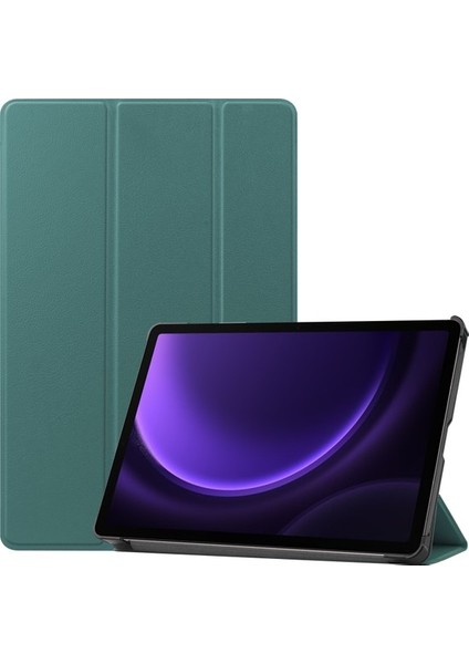 Samsung Galaxy Tab S9 Fe Folio Kılıf Çok Açılı Standlı Ince Hafif Koruyucu Kapak (Yurt Dışından)