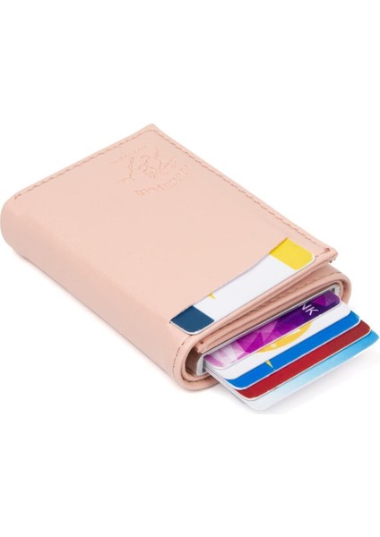 Newishpolo Newish Polo Mekanizmalı Kartlık Cüzdan Pudra