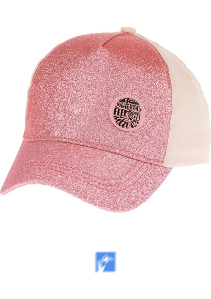 Pamuk Kız Çocukları Için Güneş Şapkası 4-8 Yaş Size 52