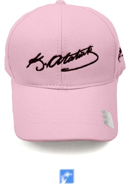Eck Tekstil Unisex Pembe Atatürk Işlemeli Şapka