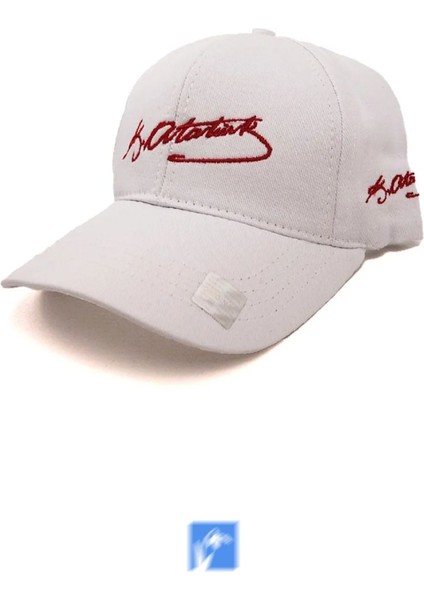 Eck Tekstil Unisex Beyaz Atatürk Işlemeli Şapka