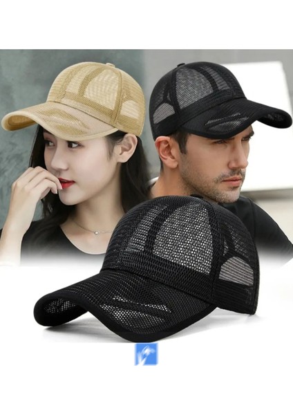 Ajurlu Siyah Beyzbol File Şapka Kadın ve Erkekler Için indirimleri