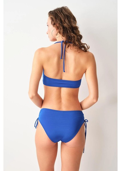 Freez Sürgülü Bustier Tek Üst Saks 239110