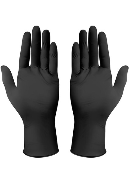 Siyah Pudrasız Nitril Eldiven (L) Large 100'LÜ Valerıa fiyatları