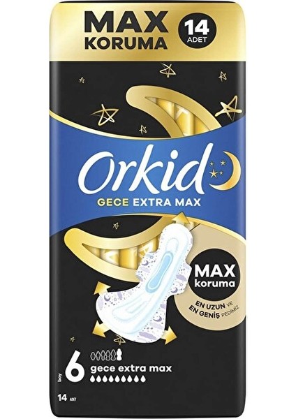 Ultra Gece Extra Max Ped 14x3 42 Adet