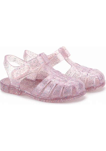 Kız Çocuk Transparant Sandalet Clasıca Crıstal S10329