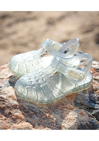 Kız Çocuk Transparant Sandalet Clasıca Crıstal S10329