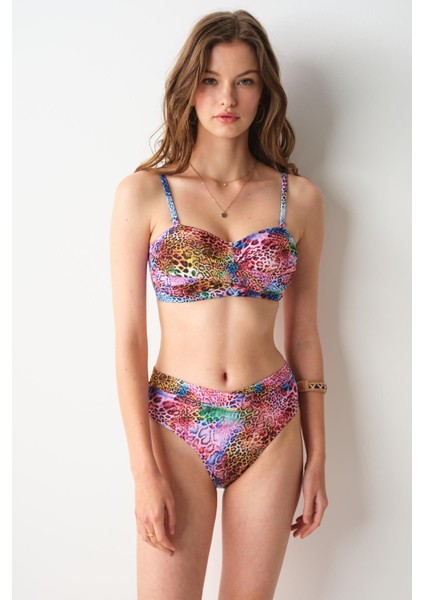 Ella Yüksek Bel V Kesim Bikini Tek Alt modelleri