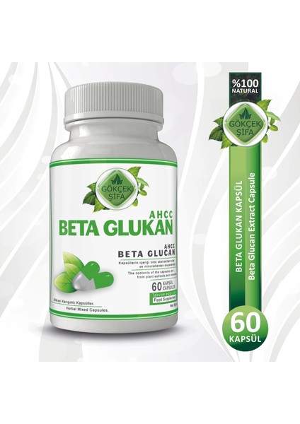 Beta Glukan Kapsül - 60 Kapsül x 1000 mg