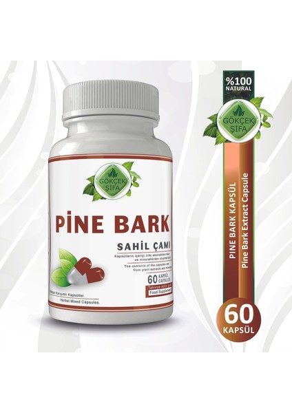 Şifa Sahil Çamı Kapsül (PİNE BARK CAPSULE)