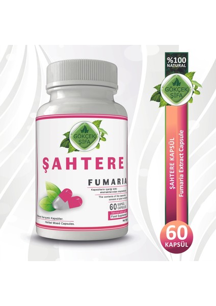 Şifa Şahtere Kapsül (FUMARİA CAPSULE)