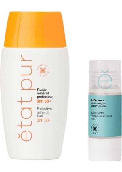 Protective Face Fluid Spf50+ 40ml + Aloe Vera 15ml