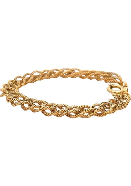 Sık ve Hareli Şık Samanyolu Modeli Yeşil Altın Bileklik fiyatları