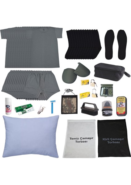 Acemi Asker Seti Yazlık Havacı Set 12Lİ Temel