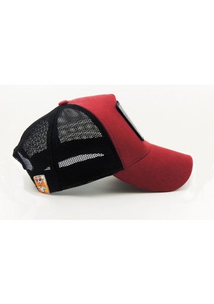 City Goat Trucker Claptrap 00015 Kod Logolu  Bordo-Siyah Şapka (Cap)