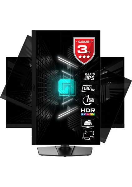 27" G272QPF E2 2560x1440 (WQHD) 16:9 FLAT RAPID IPS 180HZ 1MS ADAPTIVE-SYNC PIVOT GAMING MONITOR