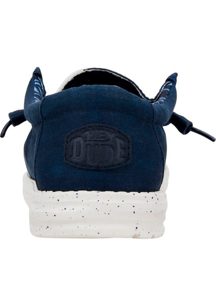 Erkek Sneaker ( Günlük) HD.40700 Hey Dude Wally Canvas 410 Navy
