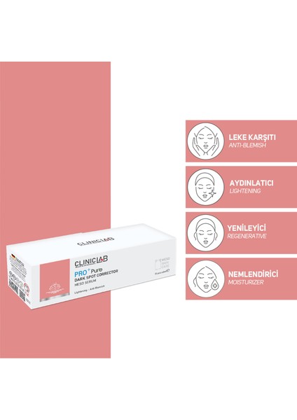 Pro+ Pure Koyu Leke Düzeltici Meso Serum 6 mL x 10 adet