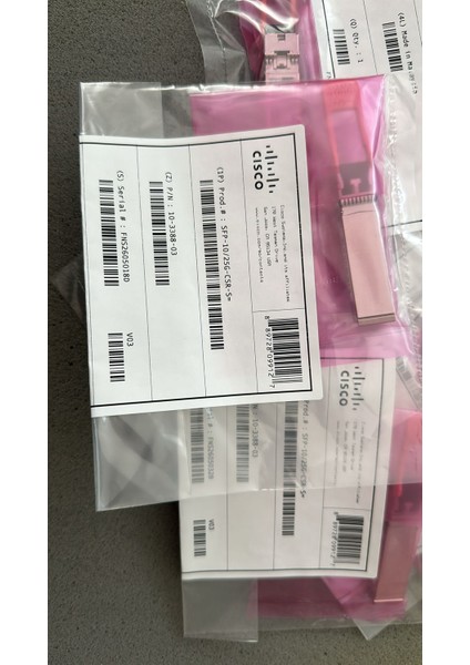 Orjinal Kutusunda Cisco Dual Rate 10/25G Base Csr Sfp Sıfır ve Türkiye Distribütör Garantili