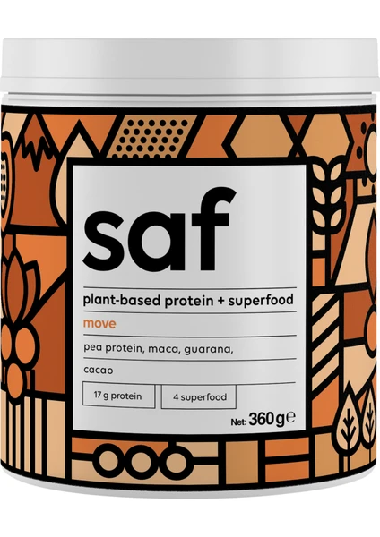 Saf Nutrition Move Mix Vanilya Unisex Protein Tozları SNPM-00001