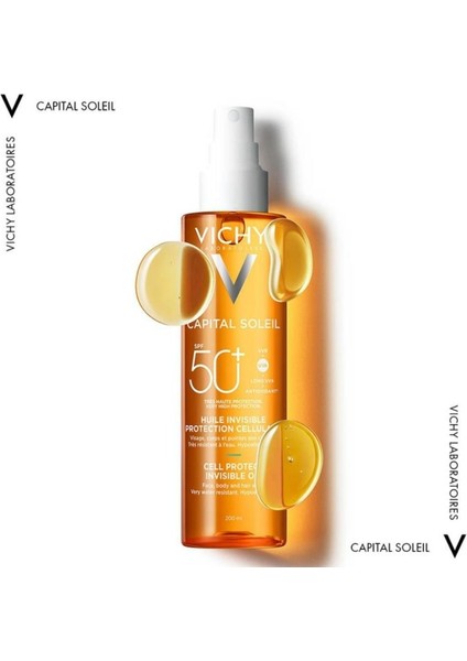 Capital Soleil Cell Protect Oil Spf 50 200 ml