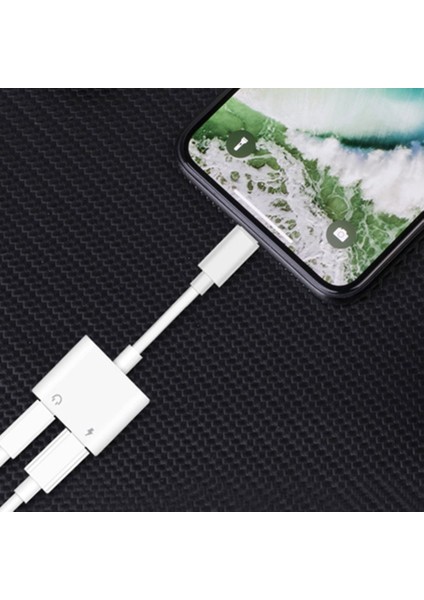 Iphone 7 8 Plus x Aux Jack Için 2 In 1 Ses Adaptörü Şarj Kulaklık Kablosu (Yurt Dışından) modelleri