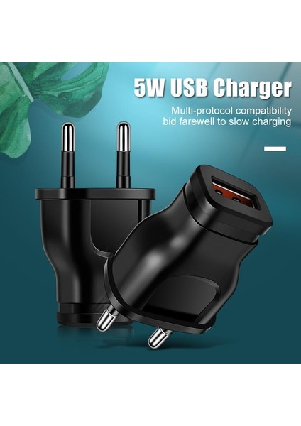 USB Duvar Şarj Cihazı 1 Port 5 V 1A Küçük USB Şarj Cihazı Güç Adaptörü Cep Telefonu Şarj Cihazları Samsung S10 Iphone Şarj Cihazı Tip C (Yurt Dışından) fiyatları