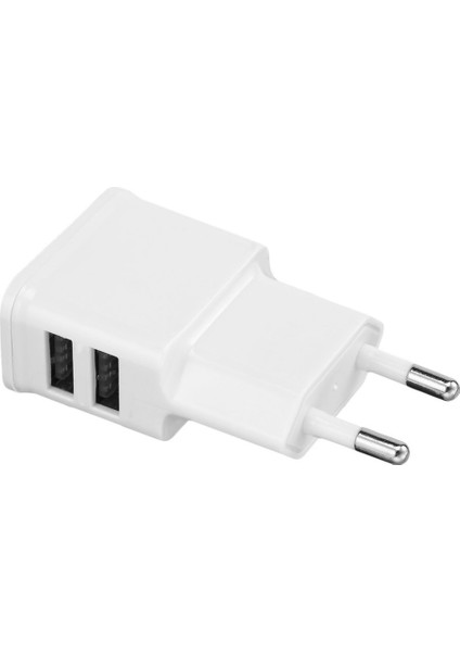 Samsung iPhone Htc Moto Mükemmel Beyaz Ab Için 2A Çift 2 Port USB Ab Duvar Şarj Adaptörü (Yurt Dışından) indirimleri