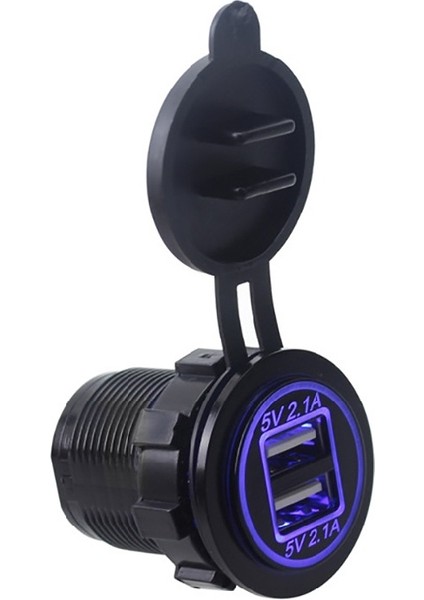 Linmy 4.2A 5V Çift 2 USB Şarj Soketi Adaptörü Dc 12V 24V Araba Motosiklet Için (Yurt Dışından) fiyatları