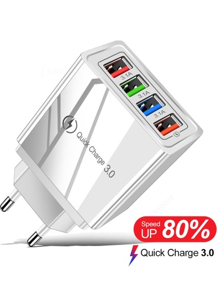 Cep Telefonu Şarj Cihazı Hızlı Şarj 3.0 4.0 Hızlı Şarj USB Şarj Cihazı IP11 Mate 20 Mate 30 S10 Tablet USB Adaptörü (Yurt Dışından) modelleri