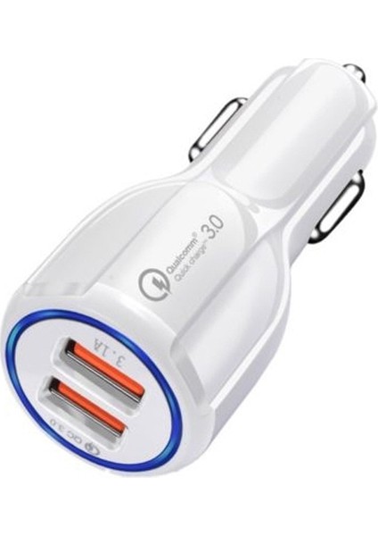 Qc 3.0 Hızlı Şarj Evrensel Fiş Araba Şarjı 3.1A Araç Şarjı Çift USB Qc3 0 Araç Şarjı Telefon Için Hızlı Şarj (Yurt Dışından) fiyatları
