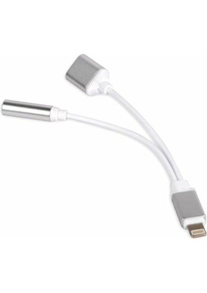Iphone Ikisi Bir Arada Çift Aydınlatma Arayüzleri Kulaklık Adaptör Kablosu (Yurt Dışından) fiyatları