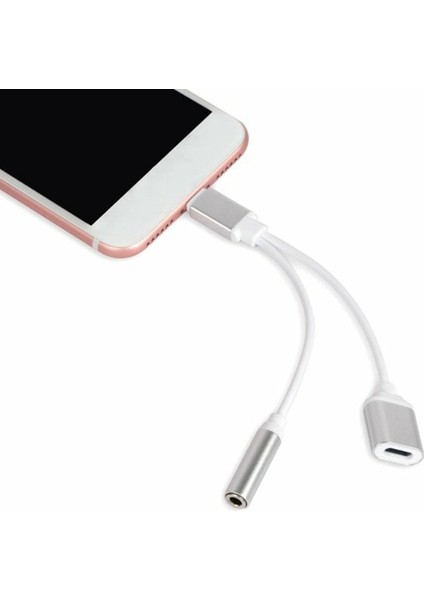 Iphone Ikisi Bir Arada Çift Aydınlatma Arayüzleri Kulaklık Adaptör Kablosu (Yurt Dışından) fırsatları