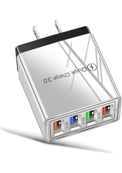 Yeni Ab/abd Plug USB Şarj Aleti Hızlı Şarj 3.0 Telefon Adaptörü Için iPhone Tablet Taşınabilir Duvar Mobil Şarj Cihazı Hızlı Şarj Cihazı (Yurt Dışından) fırsatları